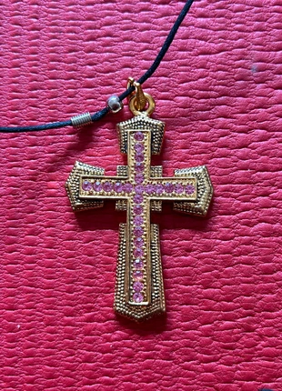 Pink & Gold Cross, merk: Sonstiges, staat: Nieuw met prijskaartje, € 11,11, € 12,37 inclusief Kopersbescherming