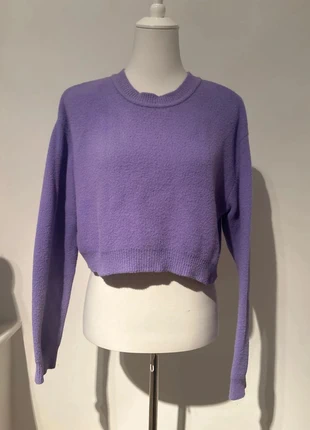 Pull d’hivers femme violet court Zara en très bon état taille 36/S, brand: Zara, condition: Very good, size: S / 36 / 8, €10.00, €11.20 includes Buyer Protection