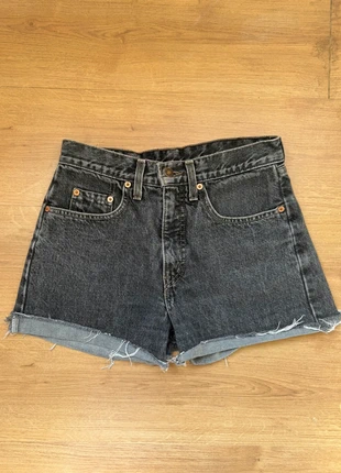 Levi's Black washed jean shorts W28, brand: Levi's, condition: Very good, size: S / UK 8-10, £14.99, £16.44 includes Buyer Protection