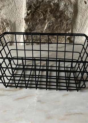 Panier métallique noir vintage, marke: Vintage, zustand: Sehr gut, 12,00 €, 13,30 € beinhaltet Vinted-Käuferschutz Pro