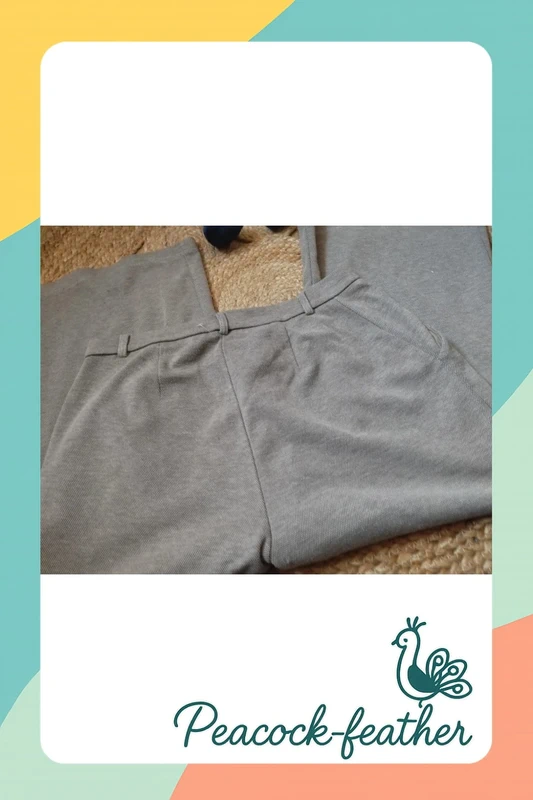 Pantalon large stradivarius beige 36 - photo numéro 6