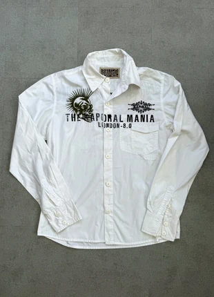 Chemise Vintage Kaporal Y2K 90’s tête de mort gothique - collector & rare - size XL, brand: Kaporal, condizioni: Ottime, taglia: XL, €18.99, €20.64 include la Protezione acquisti