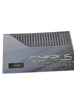 Cyrus aCA7 Instruction Manual, brand: Cyrus, condition: Good, £5.00, £5.95 includes Buyer Protection