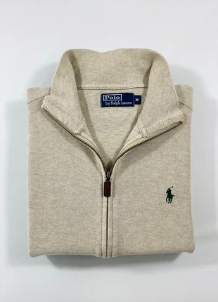 Veste Zip Ralph Lauren Homme. Beige, Logo Brodé Vert. Taille M. 100% Coton Côtelé, brand: Ralph Lauren, condition: Very good, size: M, €59.90, €63.60 includes Buyer Protection