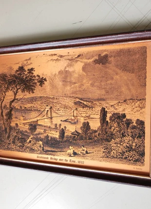 Gravure sur cuivre de T.Allom et S.lacey., merk: Vintage Boutique, staat: Heel goed, € 7,00, € 8,05 inclusief Kopersbescherming