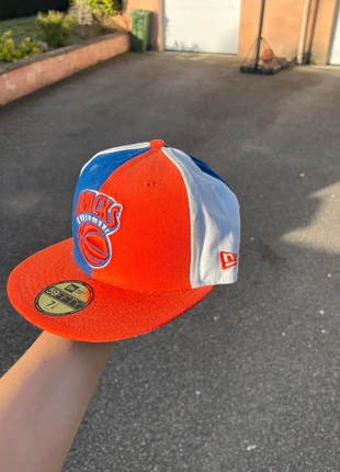 Casquette New Era plate Knicks New York bleu orange et blanche, marca: New Era, estado: Novo sem etiquetas, tamanho: 56, €8.00, €9.10 inclui Proteção do Comprador
