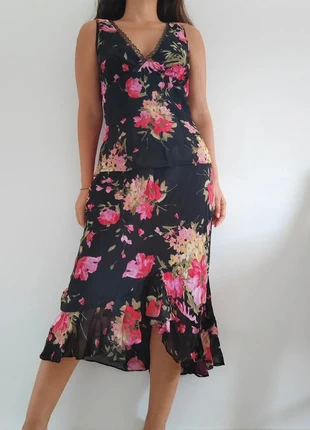 dos piezas top y falda vintage floral, marque: Vintage Dressing, état: Très bon état, taille: L / 40 / 12, 24,50 €, 26,43 € Protection acheteurs incluse