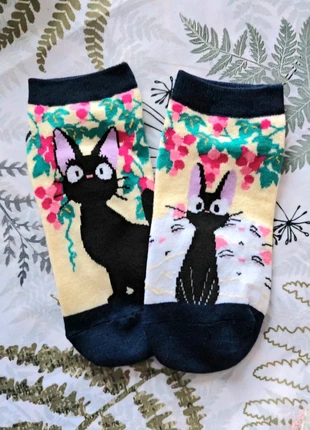 Kiki's delivery service socks cat Jiji ghibli, marca: Studio Ghibli, estado: Nuevo sin etiquetas, tamaño: S / 36 / 8, 5,00 €, 5,95 € Protección al comprador incluida