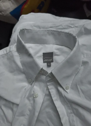 Chemise en coton blanc à manches longues Influx Taille 37-38 neuve, marque: Influx, état: Neuf sans étiquette, taille: 37 cm, 2,35 €, 3,17 € Protection acheteurs incluse