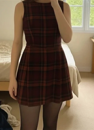 Robe courte écossaise femme style Old Money chic casual, brand: Maison Aurore, condizioni: Ottime, taglia: S / IT 40 / EU 36, €42.00, €44.80 include la Protezione acquisti