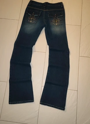 Y2K Low waisted bootcut Miss me Style Jeans, merk: Miss Me, staat: Heel goed, maat: XS / 34 / 6, € 42,95, € 45,80 inclusief Kopersbescherming