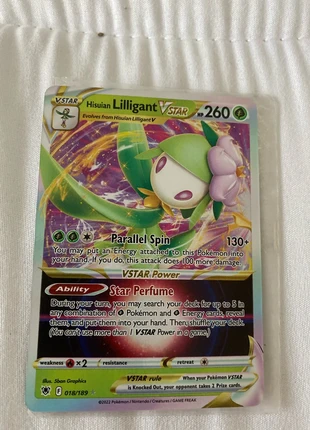 Hisuian lilligant vstar Pokemon card, brand: Pokémon, condition: New without tags, €4.00, €4.90 includes Buyer Protection
