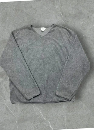 Pull polaire Calvin Klein gris col V - L homme, brand: Calvin Klein, condition: Very good, size: L, €15.00, €16.45 includes Buyer Protection Pro