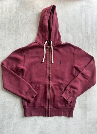 Pull zippé à capuche Ralph Lauren XS bordeaux, marque: Ralph Lauren, état: Très bon état, taille: XS, 40,00 €, 42,70 € Protection acheteurs incluse