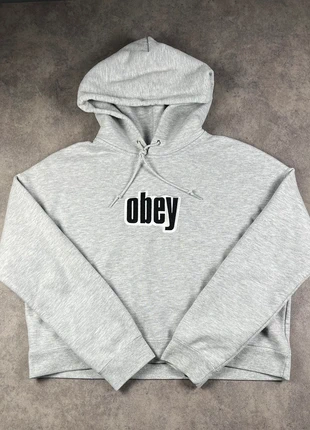 Sweat court femme OBEY gris (taille S), marke: Obey, zustand: Sehr gut, größe: S / 36 / 8, 29,99 €, 32,19 € inklusive Vinted-Käuferschutz