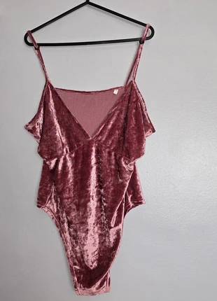 Rosw pink blush Velvet bodysuit xl, brand: Unbranded, condition: New without tags, size: XL / 14, £4.99, £5.94 includes Buyer Protection