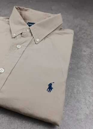 Chemise unie manche courte légère Ralph Lauren camel logo brodé marine blake taille XXL homme, marque: Ralph Lauren, état: Très bon état, taille: XXL, 30,00 €, 32,20 € Protection acheteurs (Pro) incluse