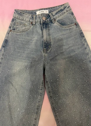 Jeans Baggy Strass, zustand: Neu, größe: XS / 34 / 6, 30,00 €, 32,20 € inklusive Vinted-Käuferschutz