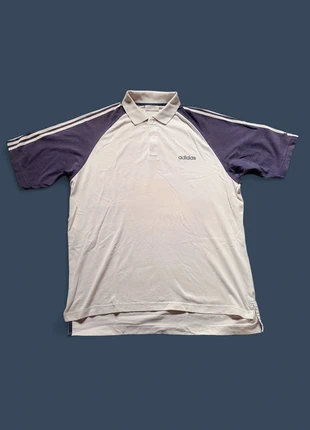 Polo vintage blanc et bleu 3 bandes Adidas - taille L, marke: adidas, zustand: Sehr gut, größe: L, 17,00 €, 18,55 € inklusive Vinted-Käuferschutz