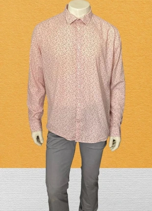 Chemise manches longues rose clair à motifs Kiabi taille XXL bon état, brand: Kiabi, condition: Good, size: XXL, €5.00, €5.95 includes Buyer Protection