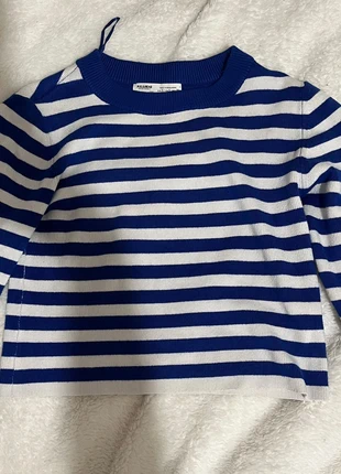 T shirt bleu à rayures, marque: Pull & Bear, état: Très bon état, taille: S / 36 / 8, 4,00 €, 4,90 € Protection acheteurs incluse