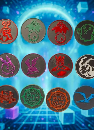 Lote tazos Pokémon, marca: mad caps, estado: Muy bueno, 8,80 €, 9,94 € Protección al comprador incluida