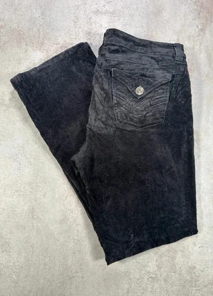 Pantalon Vintage En Velours Côtelé / Corduroy roadrumner noir coupe droite 14, marque: Vintage Dressing, état: Très bon état, taille: XL / 42 / 14, 13,00 €, 14,35 € Protection acheteurs (Pro) incluse