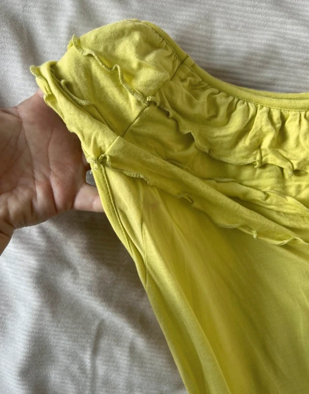 Robe verte anis rivers de lune L - photo numéro 3