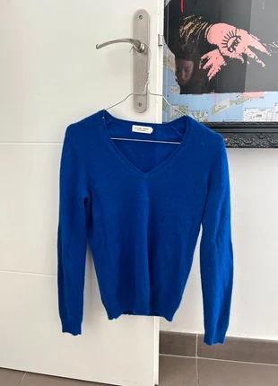 Pull en cachemire Monoprix – bleu roi, marke: Monoprix, zustand: Sehr gut, größe: XXS / 32 / 4, 15,00 €, 16,45 € inklusive Vinted-Käuferschutz