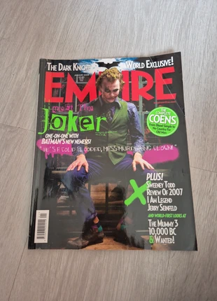 Magazine Empire anglais juin2008 joker Heath Ledger, estado: Muito bom, €5.00, €5.95 inclui Proteção do Comprador