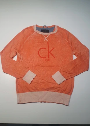 Pull léger Calvin Klein/taille M/ orange et beige/ en très bon état, marque: Calvin Klein, état: Très bon état, taille: M, 14,50 €, 15,93 € Protection acheteurs incluse