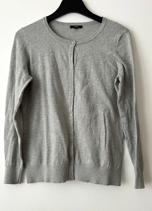 Cardigan gris tout doux en coton Kiabi taille XL, marca: Kiabi, estado: Muito bom, tamanho: XL / 42 / 14, €6.00, €7.00 inclui Proteção do Comprador