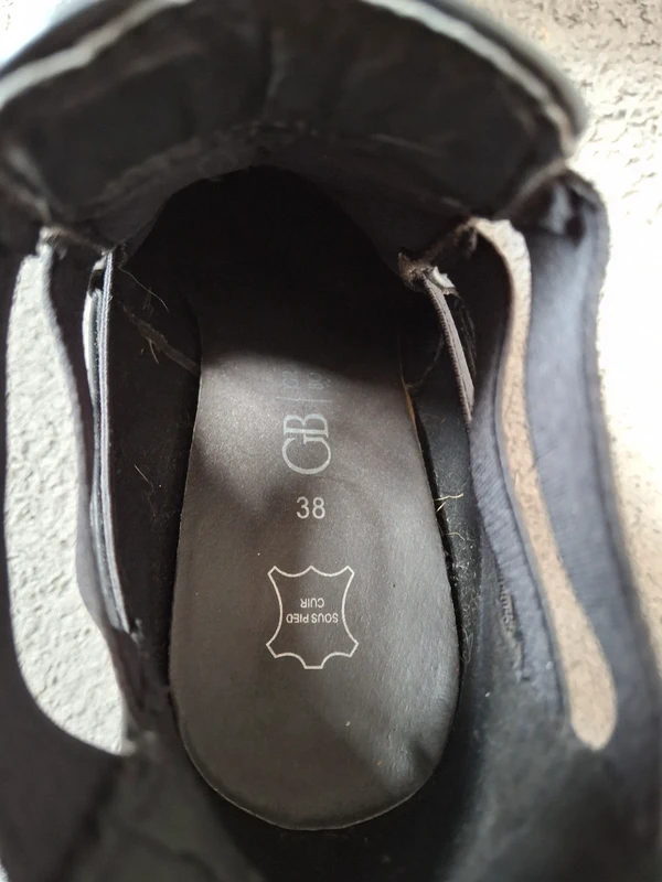 Bottines noires lanières Grand Boulevard - photo numéro 3