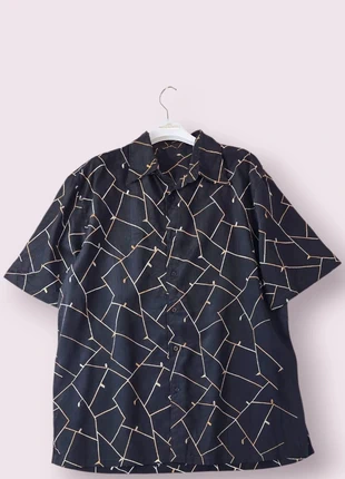 Chemise Crazy Vintage 90's -Broderies Or-Noir-Taille L, marque: Vintage Dressing, état: Très bon état, taille: L, 12,00 €, 13,30 € Protection acheteurs incluse