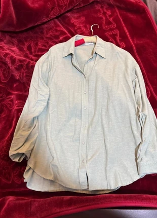 Mint Green Lightweight Button-Up Shirt – Stradivarius (XL/42/14), merk: Stradivarius, staat: Nieuw zonder prijskaartje, maat: XL / 42 / 14, € 6,50, € 7,53 inclusief Kopersbescherming