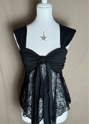 Top type coquette & romantique aesthetic - Style vintage Y2K, brand: COQUETTE, condition: Very good, size: M / 38 / 10, €17.00, €18.55 includes Buyer Protection Pro