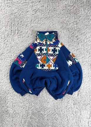 Baggy Polar Fleece Vintage Colored Retro Design, merk: Vintage Dressing, staat: Heel goed, maat: M, € 34,95, € 37,40 inclusief Kopersbescherming