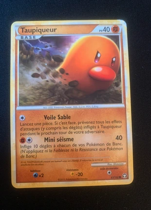 Carte Pokemon : Taupiqueur de HS : Triomphe 61/102, marke: Pokémon, zustand: Gut, 1,00 €, 1,75 € inklusive Vinted-Käuferschutz