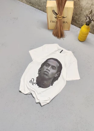 Ronaldinho Gaucho Graphic T-Shirt White Vintage Style Size M, marca: Vintage Dressing, estado: Novo sem etiquetas, tamanho: M, €18.99, €20.64 inclui Proteção do Comprador