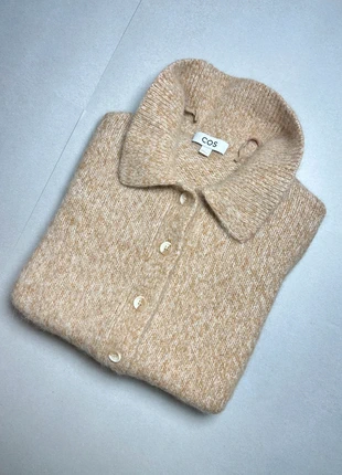 Gilet / Cardigan COS beige à manche courte - Taille M, marca: COS, estado: Muito bom, tamanho: M / 38 / 10, €60.00, €63.70 inclui Proteção do Comprador