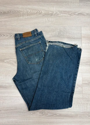Pantalon Jean Denim Hem destroyed Tommy Hilfiger Homme – Délavé Vintage – Coupe Droite-Taille 32/34, brand: Tommy Hilfiger, condition: Good, size: W32, €9.99, €11.19 includes Buyer Protection