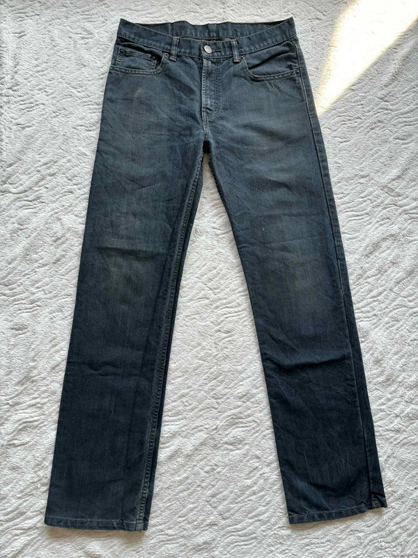 Jean homme levi’s 514 straight - droit bleu marine gris style délavé taille W30 M/40 L30 Y2K 2000s - photo numéro 4