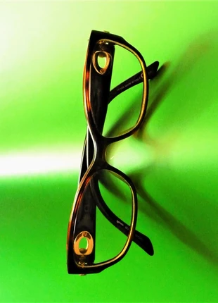 Monture de Vue Rectangle en Plastique Marron et Doré- Christian Dior, marque: Dior, état: Très bon état, 50,00 €, 53,20 € Protection acheteurs incluse