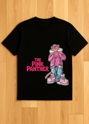Tee-shirt noir Unisex The Pink Panther taille L tout neuf, marke: the pink panther, zustand: Neu, größe: L, 28,00 €, 30,10 € inklusive Vinted-Käuferschutz
