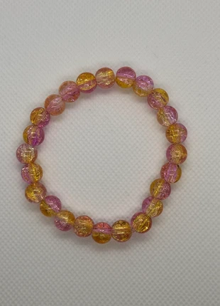 Perle en acrylique rose et orange / fait main / bijou femme, brand: Fait Main, condition: New with tags, €4.00, €4.90 includes Buyer Protection