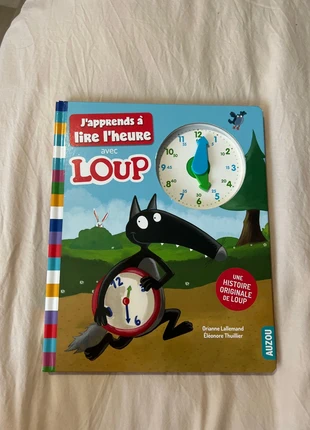 Livre - J’apprends à lire l’heure avec Loup, estado: Bueno, 2,00 €, 2,80 € Protección al comprador incluida