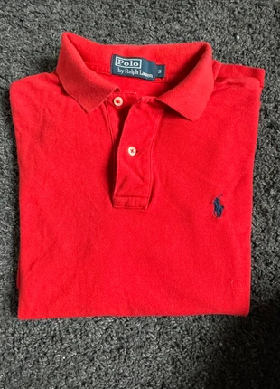 Polo Ralph Lauren rouge logo bleu marine  taille S – 100% coton en très bon état, brand: Ralph Lauren, condition: New without tags, size: S, €19.90, €21.60 includes Buyer Protection