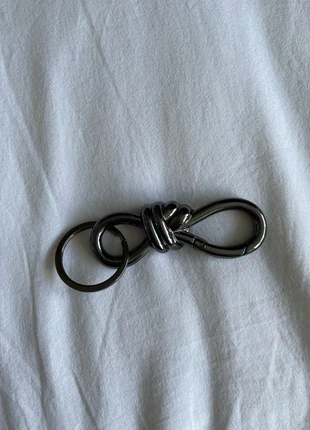 Gun Metal Grey Knot Shape Large Punk Grunge Y2K Goth Keyring With Hook On Fastening NEW, brand: KNOT, condition: New with tags, £1.00, £1.75 includes Buyer Protection