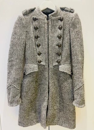 Manteau Zara femme style militaire, marque: Zara, état: Très bon état, taille: XS / 34 / 6, 15,00 €, 16,45 € Protection acheteurs incluse