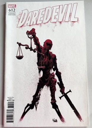 Daredevil #612 Kyle Hotz Variant (Marvel Comics), staat: Nieuw zonder prijskaartje, € 4,99, € 5,94 inclusief Kopersbescherming Pro